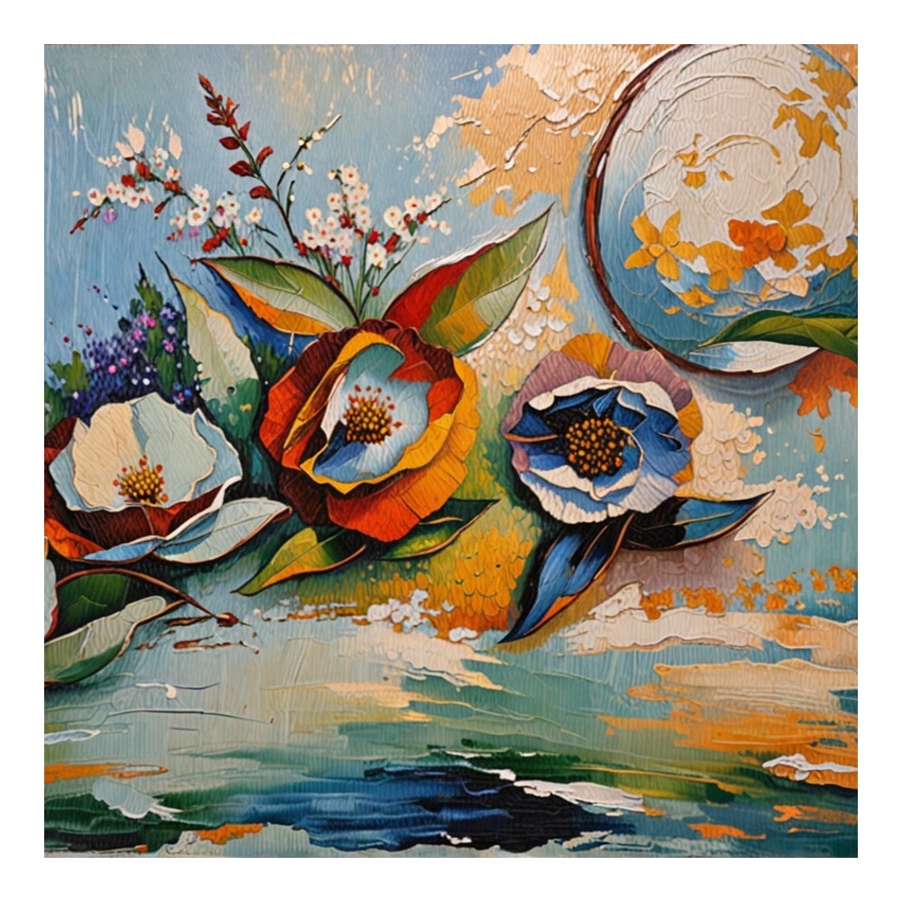 盛放的色彩交響,兒童畫,孩童創作,兒童作品,孩子作品,兒童插畫,兒童藝術,原創插畫,插畫授權,文創商品,企業禮贈,ESG禮贈,客製化禮品,童心創作,童心回饋計畫,薪傳創藝坊