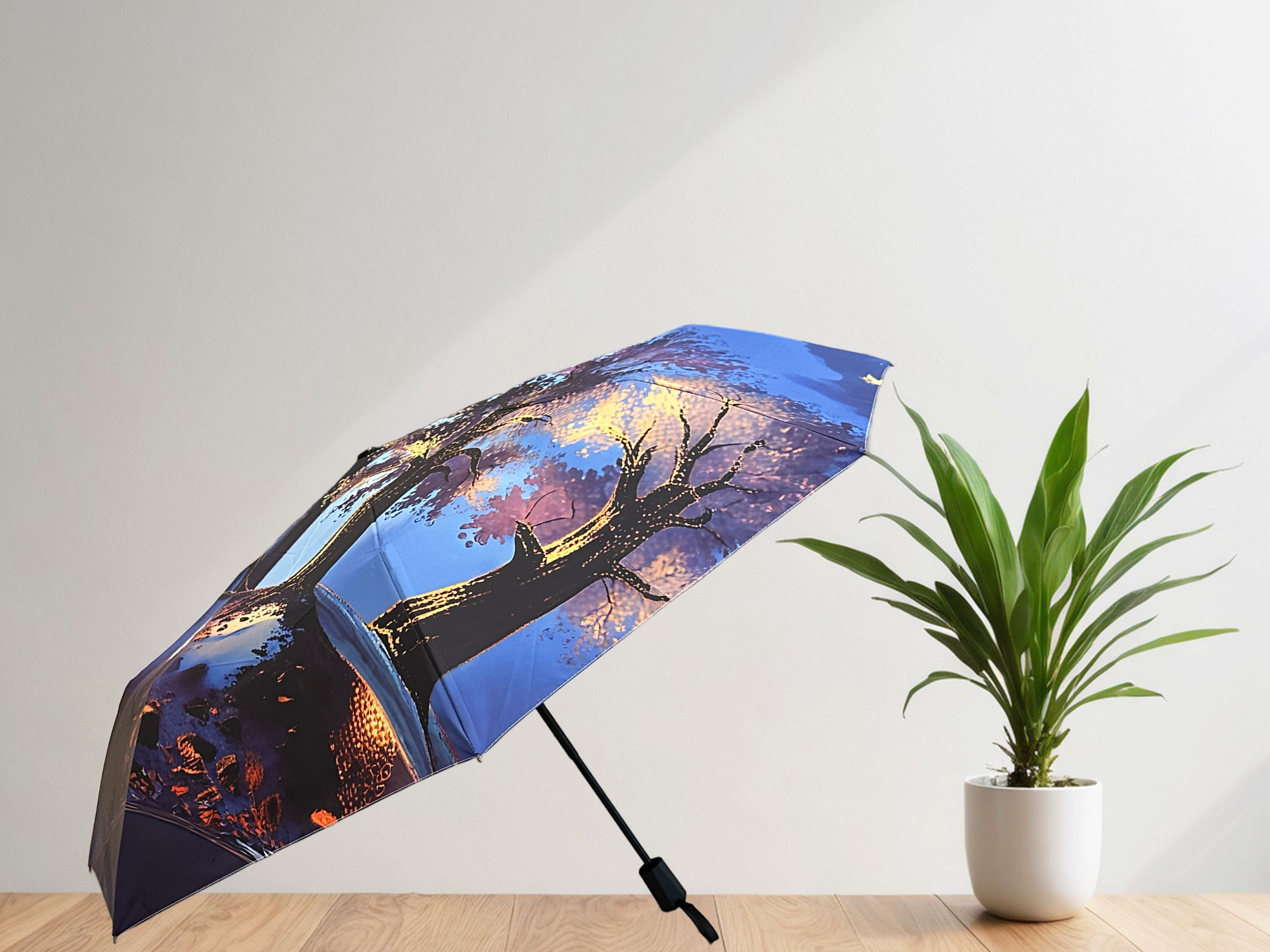 夢山靈光時尚雨傘｜藝術設計晴雨兩用傘