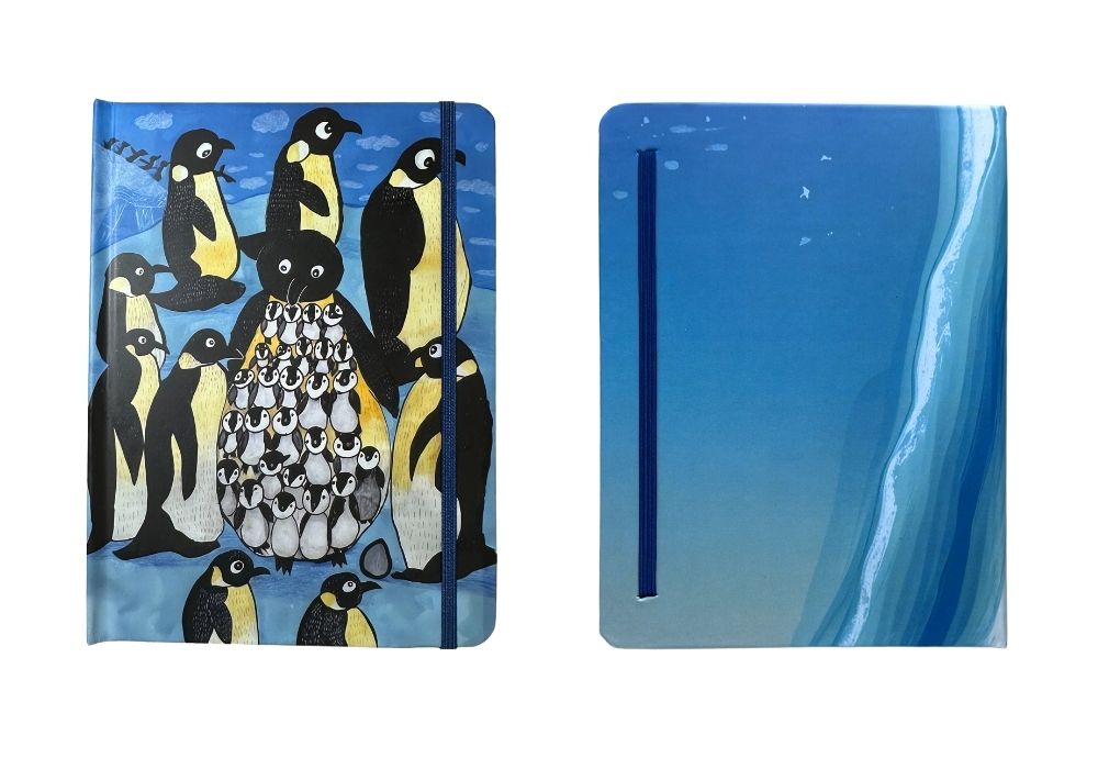 企鵝家族筆記本｜精裝硬殼質感封面