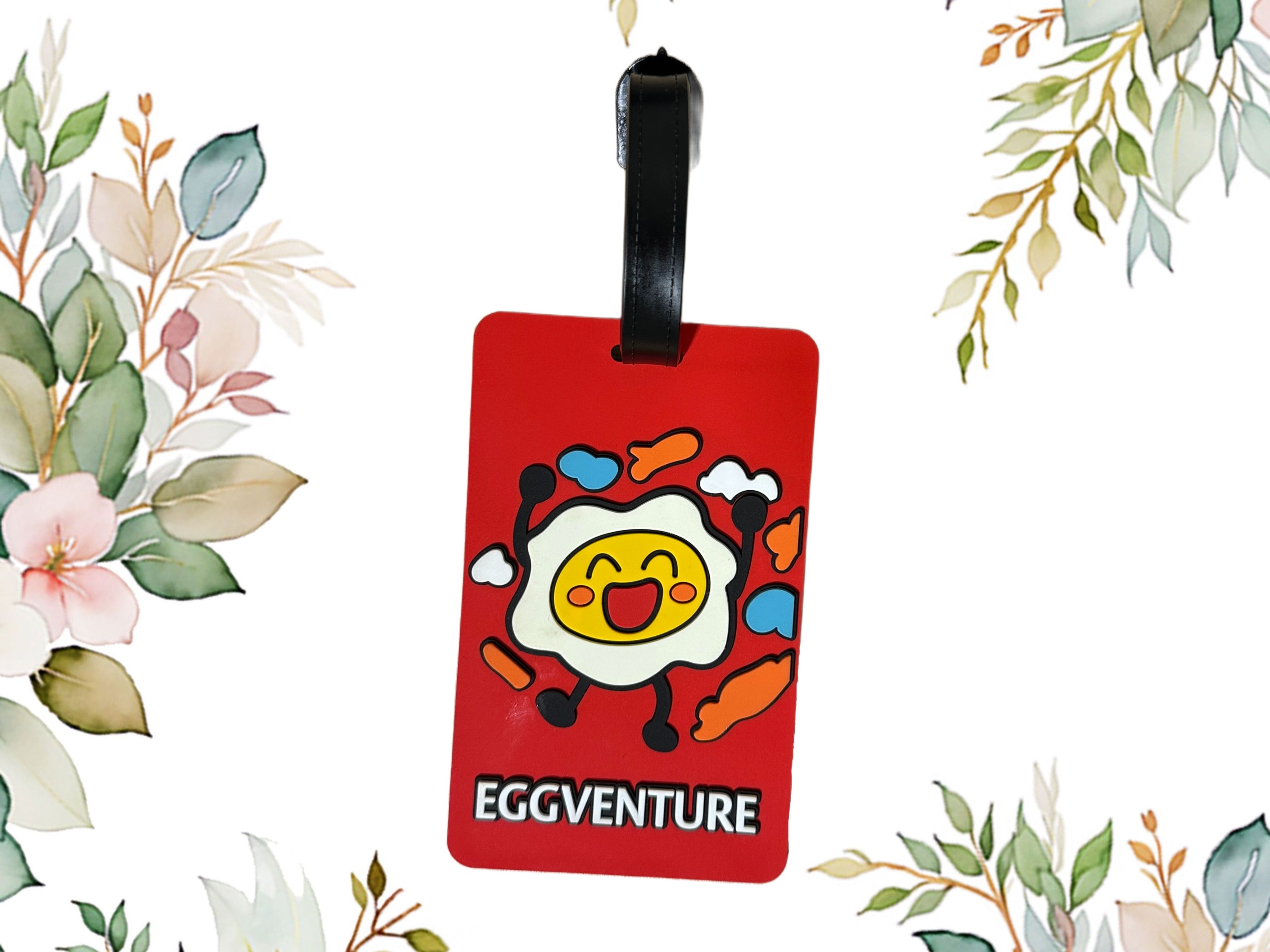 雞蛋小人吊牌卡套|立體浮雕造型與軟膠材質