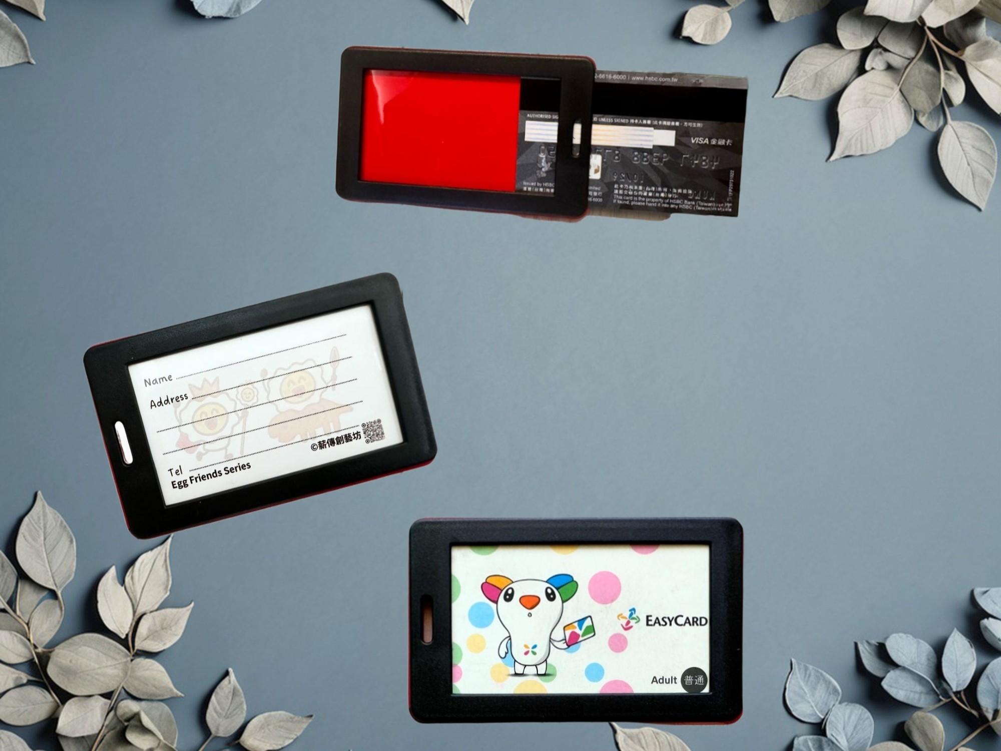 雞蛋小人吊牌卡套|學生證悠遊卡多卡收納