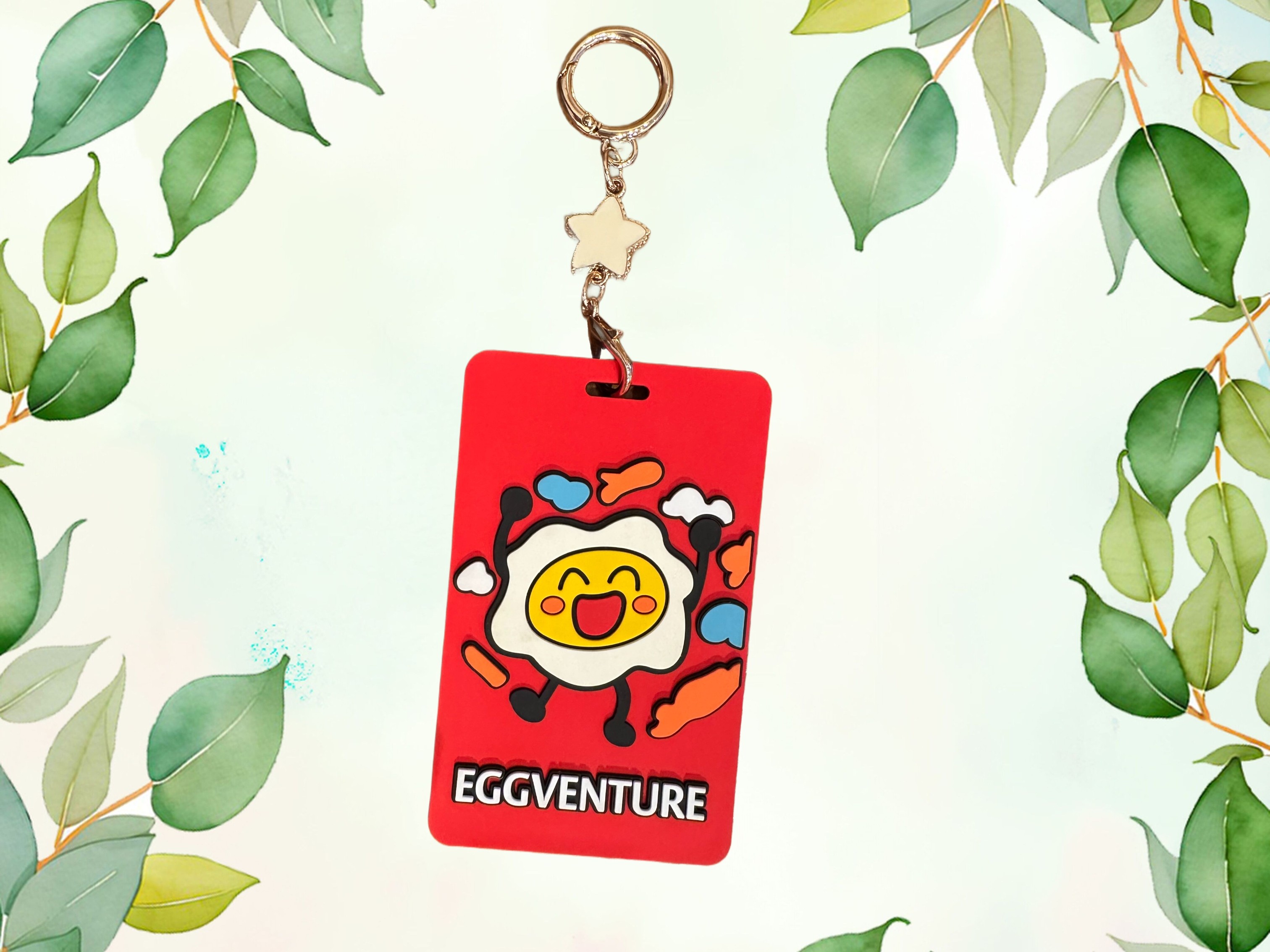 雞蛋小人吊牌卡套|金屬掛扣與伸縮拉扣版本