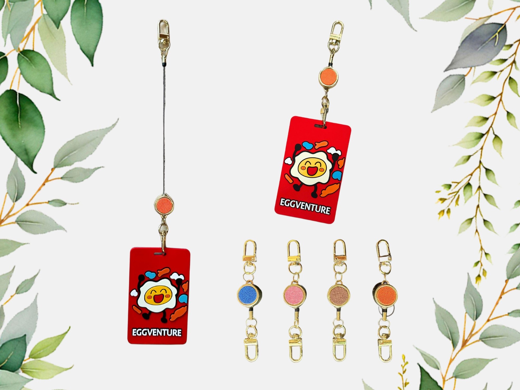 雞蛋小人吊牌卡套|立體浮雕正面細節