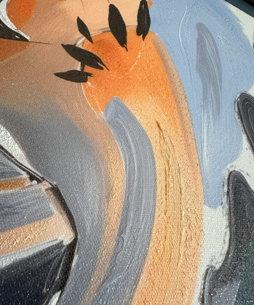 手繪立體油畫肌理