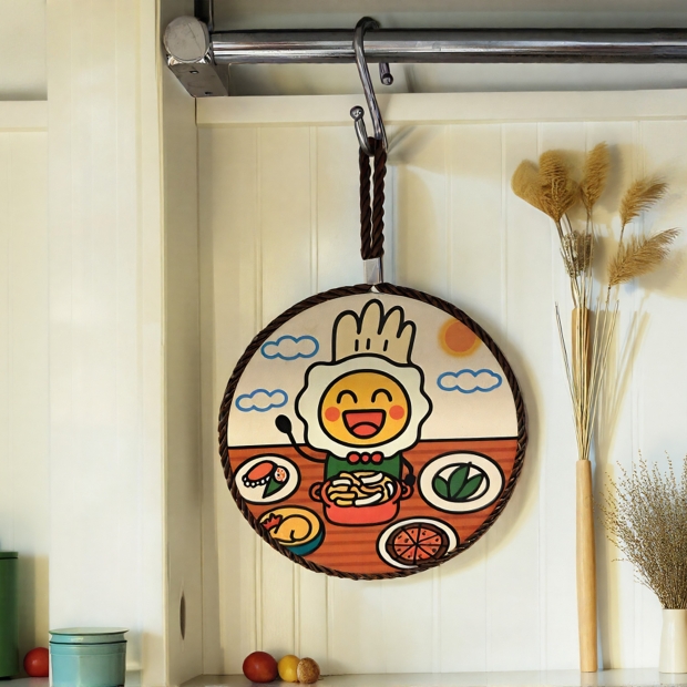 陶瓷隔熱墊,鍋墊,杯墊,耐高溫,軟木防滑,禮盒,童真原創,時尚精美可愛