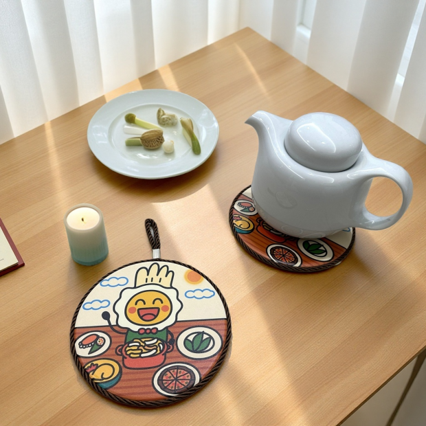 陶瓷隔熱墊, 鍋墊 杯墊 耐高溫 防滑 童趣 原創 時尚精美可愛