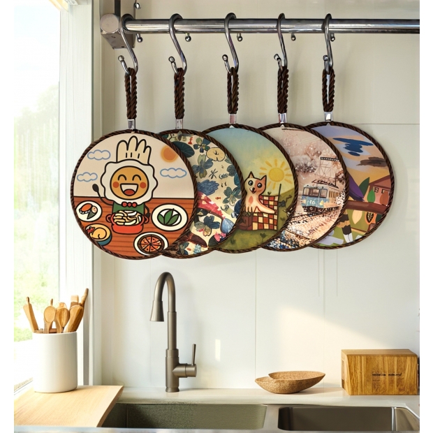 陶瓷隔熱墊, 鍋墊 杯墊 耐高溫 防滑 童趣 原創 時尚精美可愛