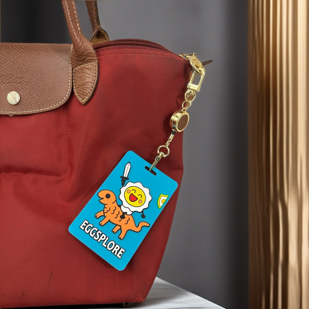 伸縮拉扣卡套-雞蛋小人系列 | 伸縮證件套 悠遊卡套 原創IP 童趣繽紛 