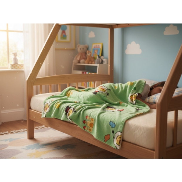 法蘭絨毛毯,雞蛋小人,Egg Friends,可愛,療癒,保暖,萬用毯,薄毯,午睡毯,披肩,聖誕禮物,交換禮物,旅行