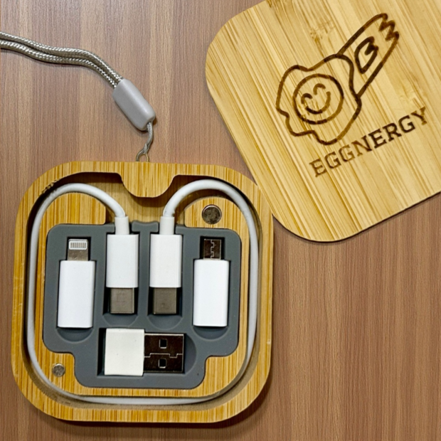 五合一轉接頭,隨身快充,雞蛋小人