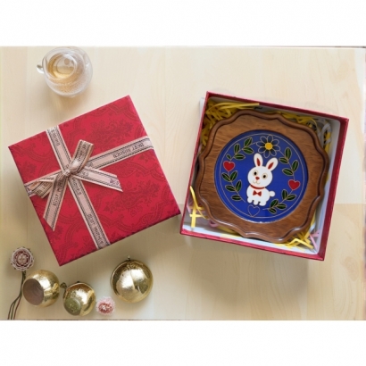 掐絲琺瑯,托盤,童趣,特別禮物,高檔禮物,精緻禮物