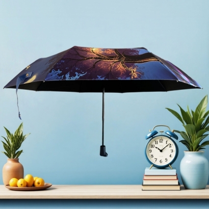 客製化藝術傘,晴雨兩用,折傘,輕量