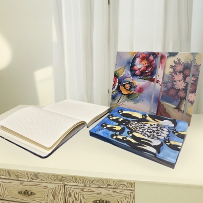 藝術筆記本,精裝筆記本