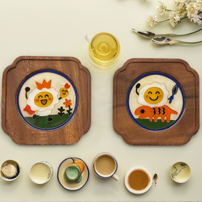 掐絲琺瑯, 雞蛋小人,客製化禮贈品