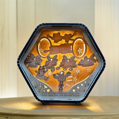 精緻木雕小夜燈