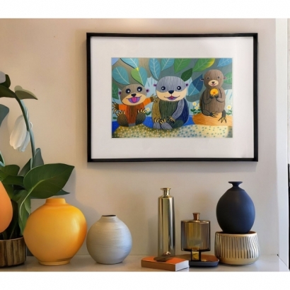 客製化,裝飾畫,掛畫,藝術微噴,油畫,砂岩畫