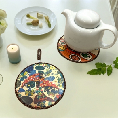 陶瓷隔熱墊,鍋墊 陶瓷隔熱墊,鍋墊