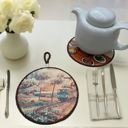 陶瓷隔熱墊,鍋墊 陶瓷隔熱墊,鍋墊