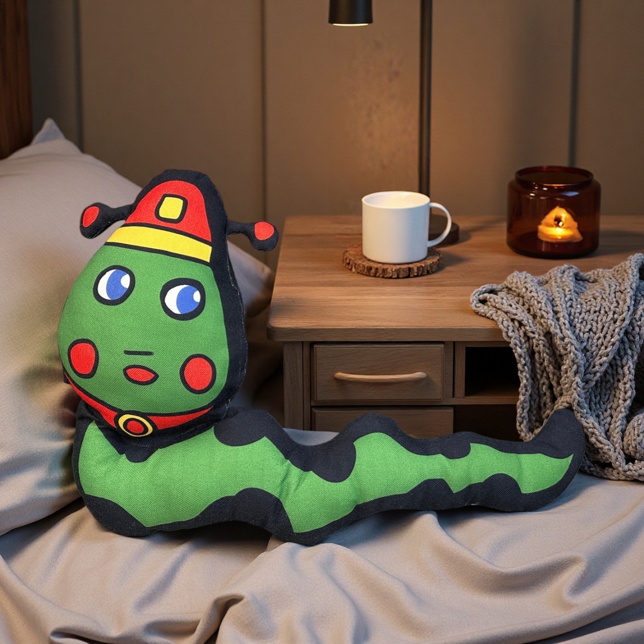 童趣抱枕, 絨布抱枕, 小蛇怪抱枕 童趣抱枕, 絨布抱枕, 小蛇怪抱枕
