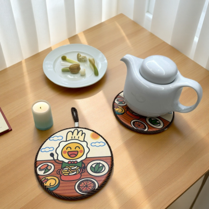 陶瓷隔熱墊, 鍋墊 杯墊 耐高溫 防滑 童趣 原創 時尚精美可愛