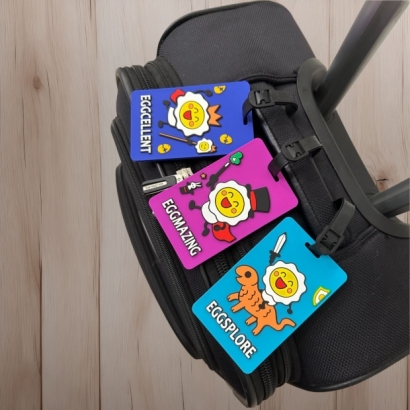 行李吊牌-雞蛋小人系列 | 原創IP 童趣繽紛 出行必備