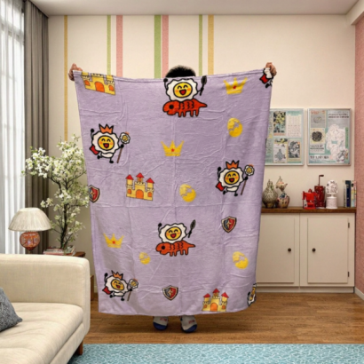 法蘭絨毛毯,雞蛋小人,Egg Friends,可愛,療癒,保暖,萬用毯,薄毯,午睡毯,披肩,聖誕禮物,交換禮物,旅行