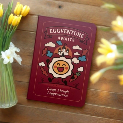 筆記本,手帳,隨身,雞蛋小人,日記本,B6,硬殼精裝,專屬設計